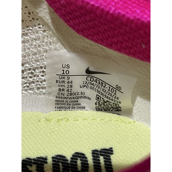 New Men’s 10 Nike Zoom SuperFly Elite 2 Sail Pink Track Spikes CD4382-101 - Picture 5 of 7